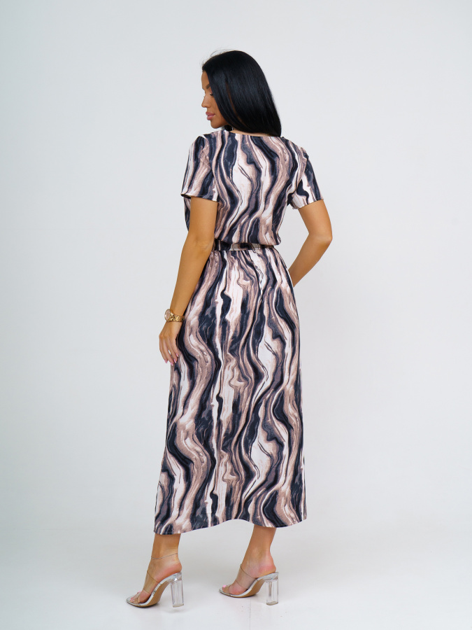 Ассоль(волна серый) платье