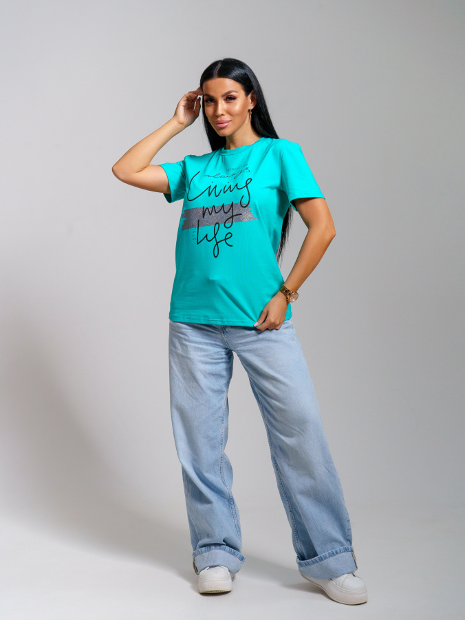 Элиза(ментол) футболка женская