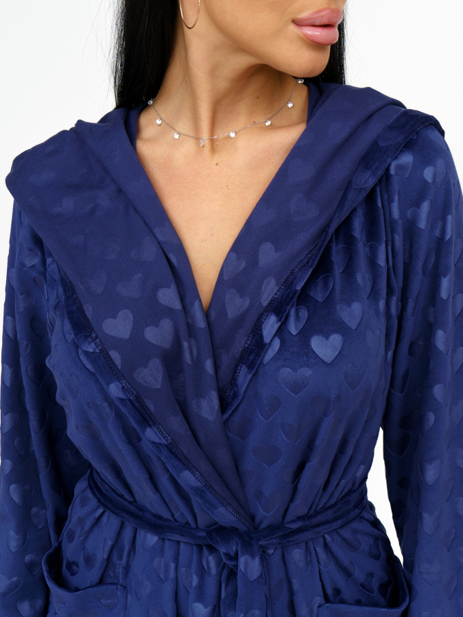 Лира(индиго) халат