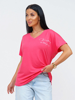 Оксана(розовый) футболка р.50 Оксана(розовый) футболка р.50