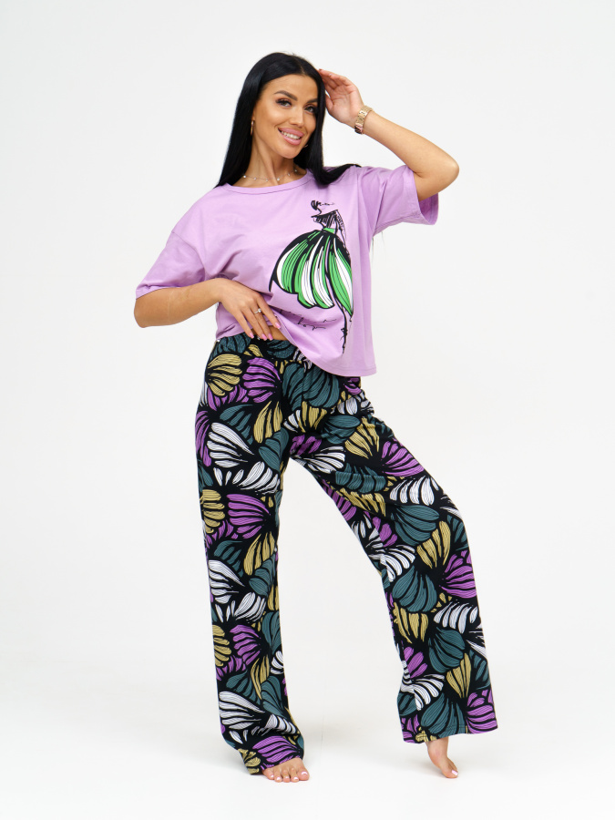 Танец(лаванда) футболка+брюки