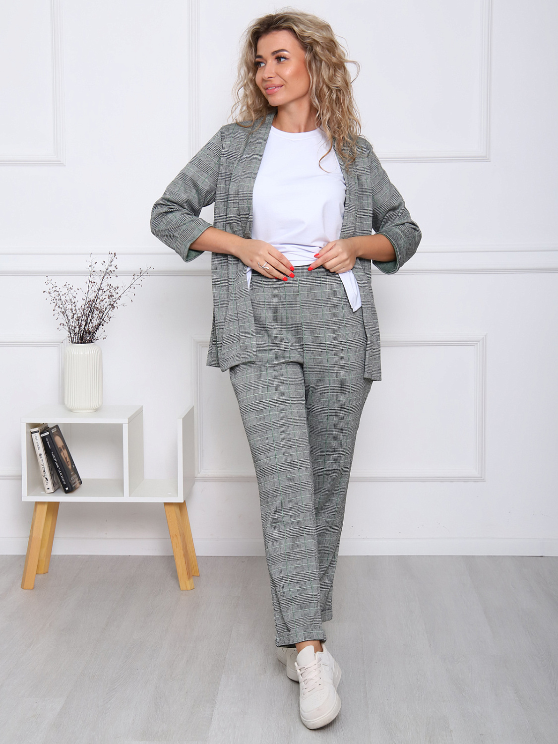 Стиль(зелёный) брюки