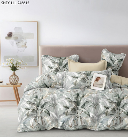 Сальвадор КПБ сатин с простыней на резинке