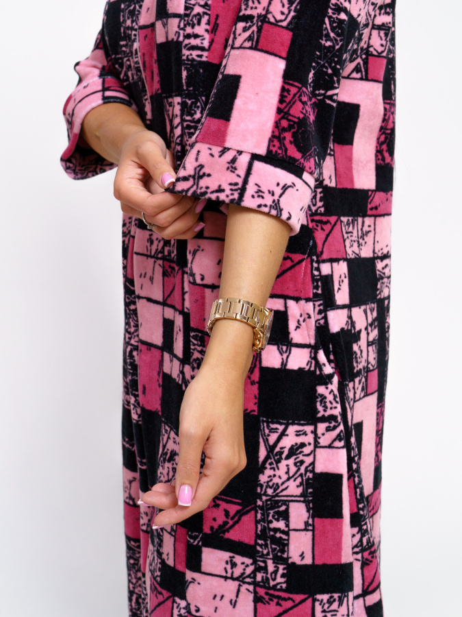 Азалия(розовый) халат