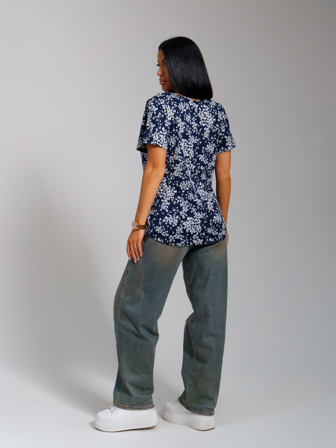 Романтика(незабудка) туника