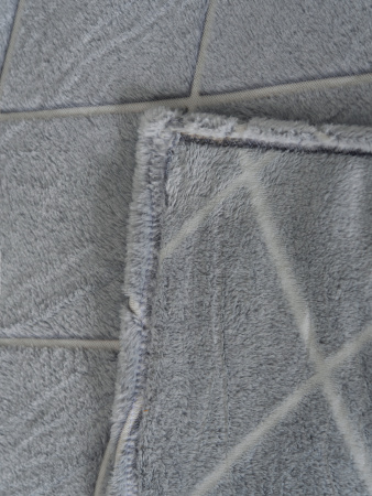 Клетка(платина) плед велсофт