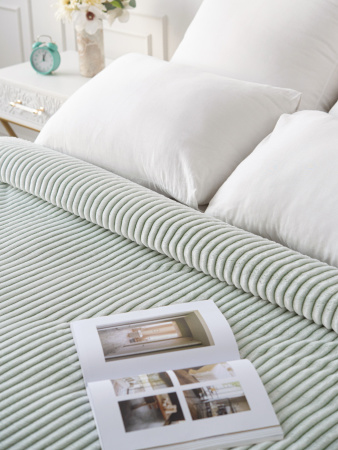 Вертикаль(мохито) плед велсофт