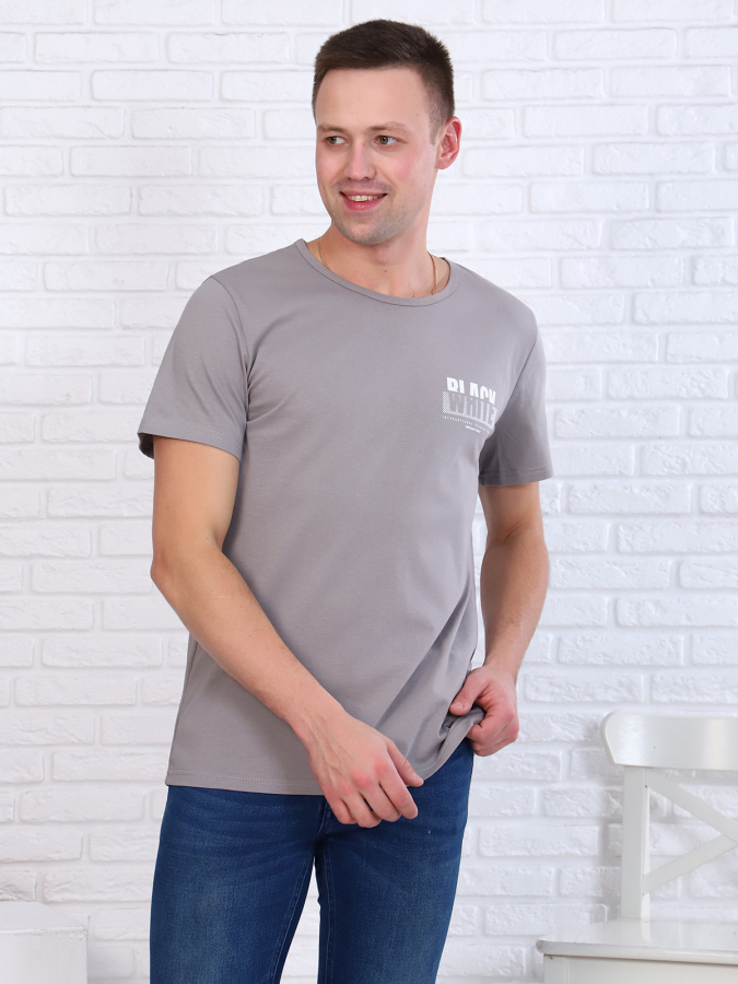 Дэнис (серый) футболка