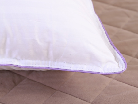 Подушка "Лебяжий пух" страйп-сатин