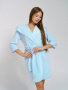 Зефирка(голубой) халат