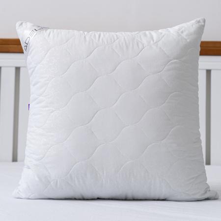 Подушка стеганая файбер м/ф (белая)
