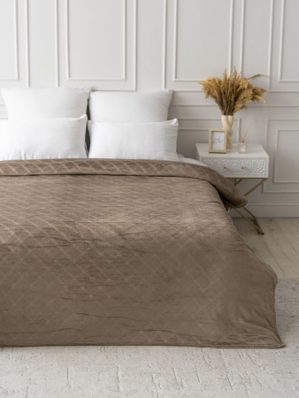 Контур(какао) плед велсофт