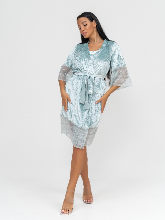 Искушение(мята) пеньюар