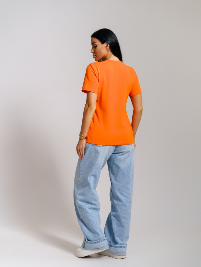 Миранда(оранжевый) футболка женская