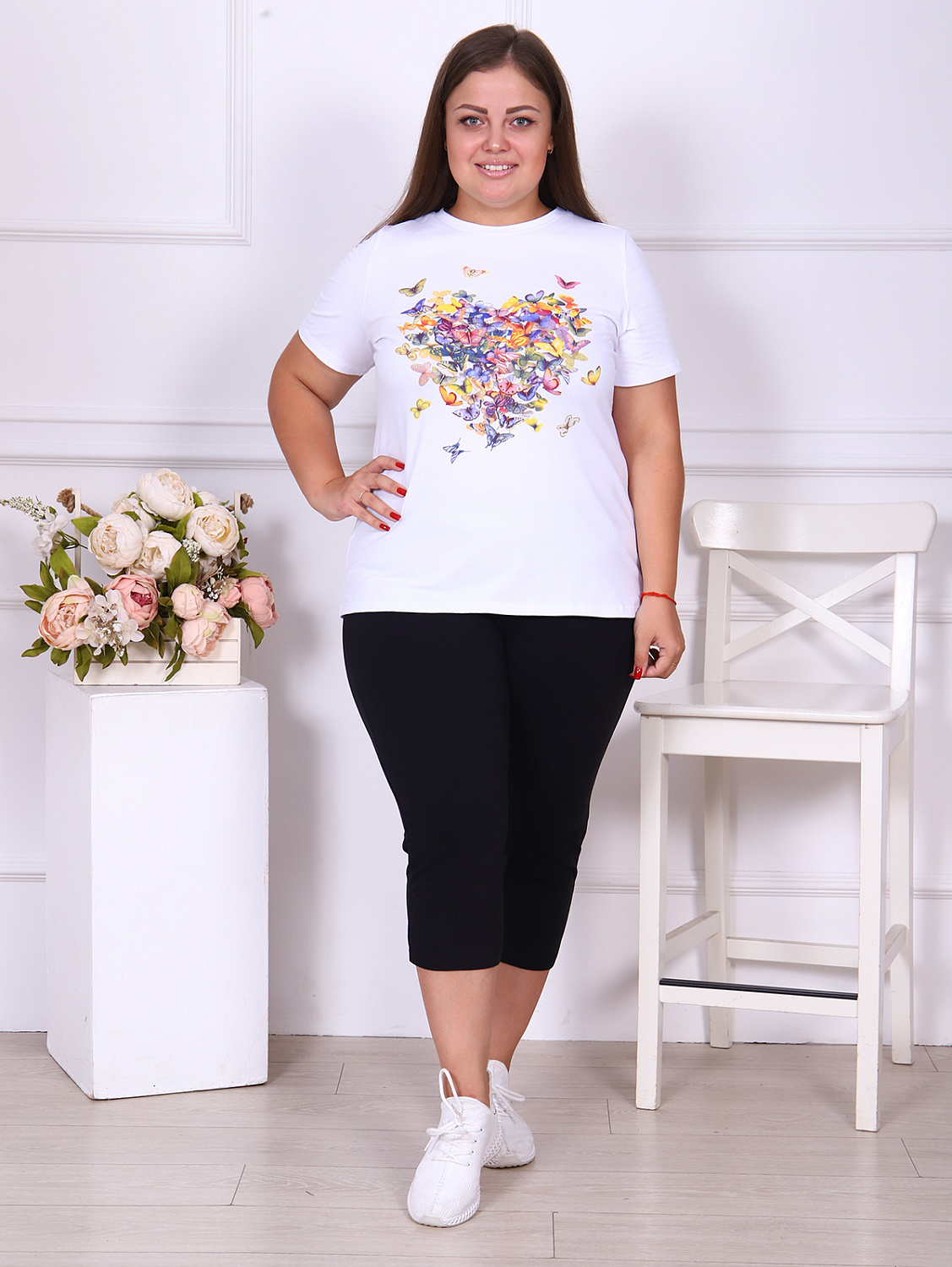 Бриджи кулирка с лайкрой