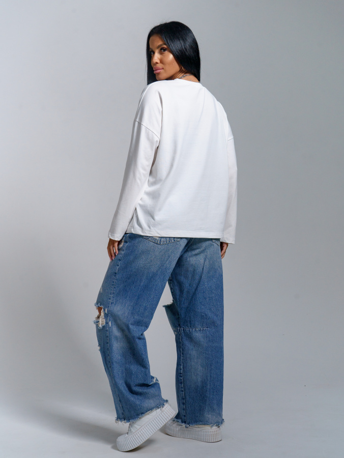 Лика(экрю) лонгслив