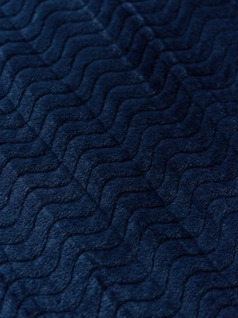 Океан(индиго) плед велсофт