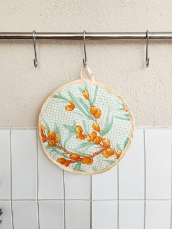 Прихватка рогожка