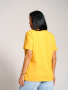 Асимметрия(горчица) футболка