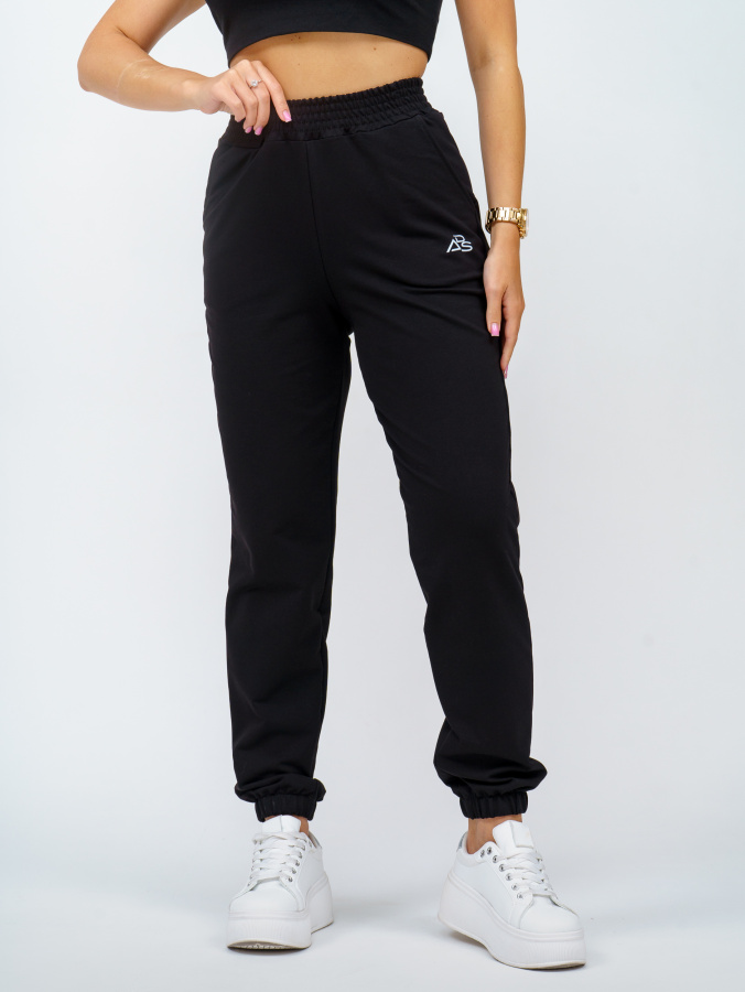 Акцент(черный) брюки