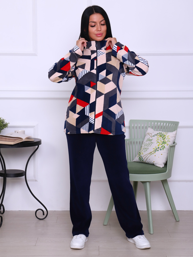 Форсаж(ромбы красные) толстовка