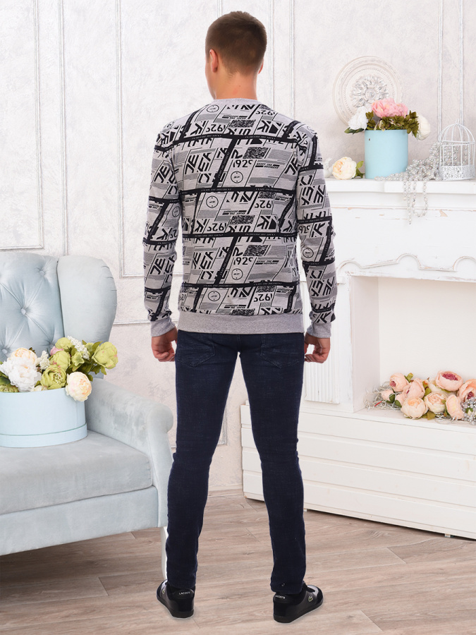 Терри (меланж) толстовка