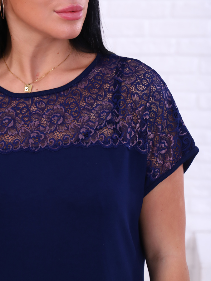 Катрин(индиго) сорочка ночная