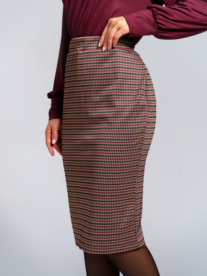 Лорен (бордо) юбка