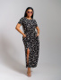 Ассоль(леопард черный) платье