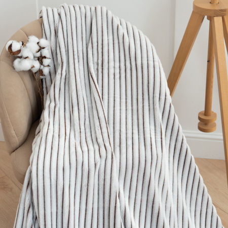 Вертикаль(пастель) плед велсофт