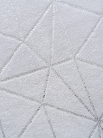 Витражи(белый) плед велсофт