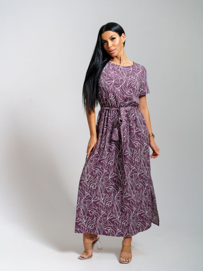 Белла(баклажан) платье