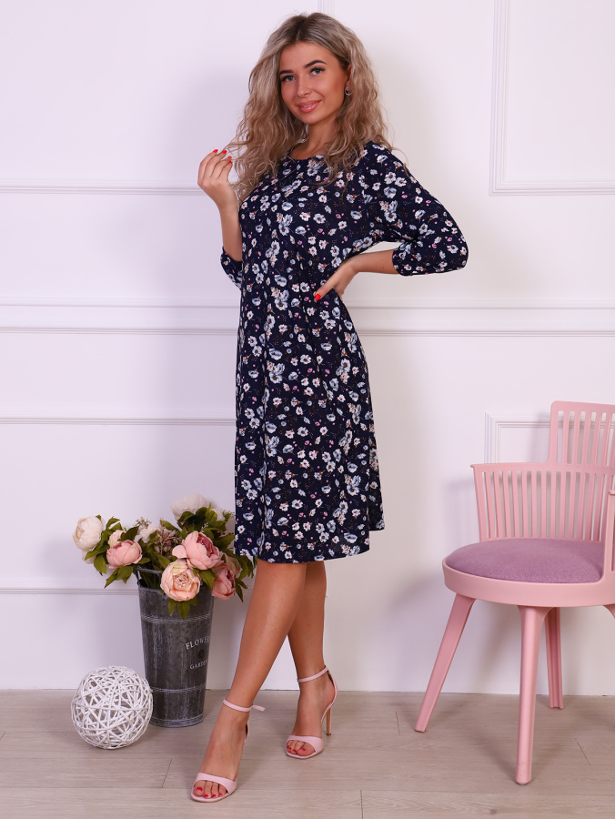 Корнелия(голубая) платье