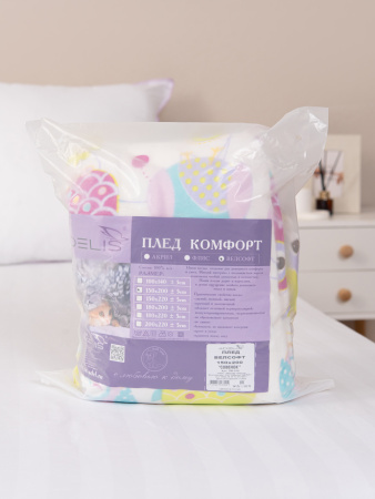 Совенок плед велсофт