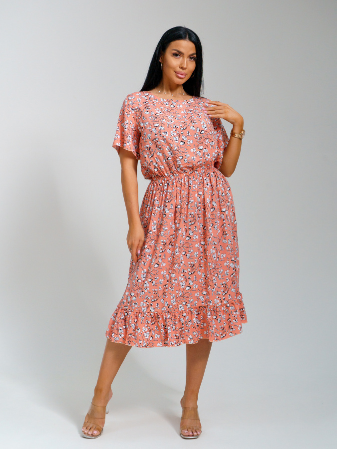 Кармен(коралл) платье