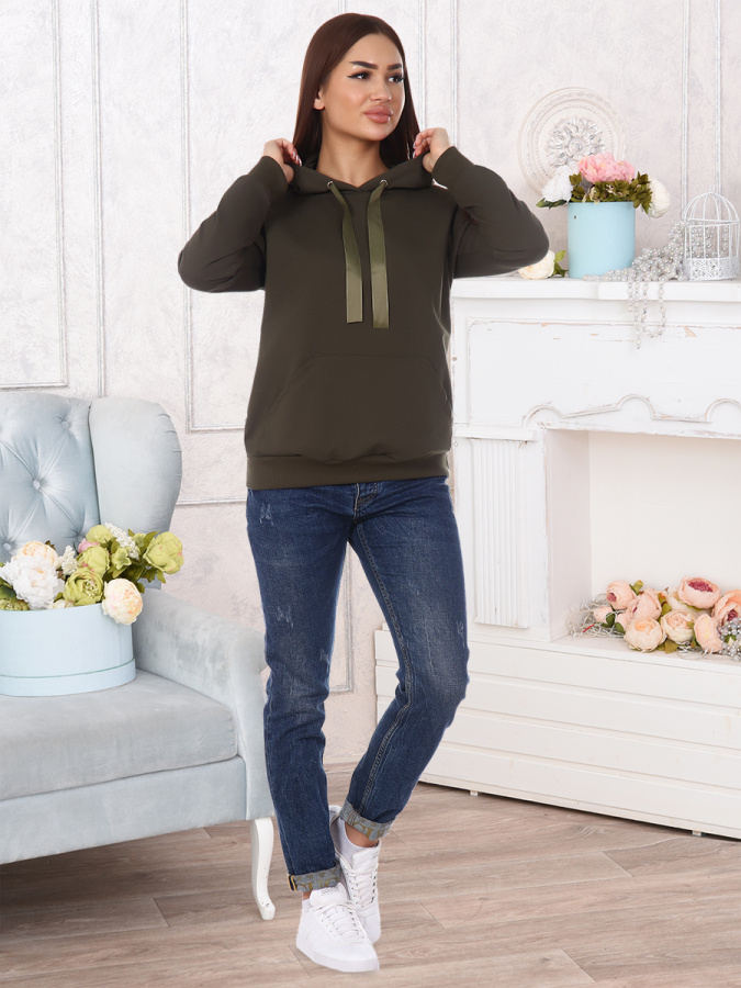Жанна (хакки) толстовка (джемпер)