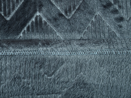 Геометрия(сапфир) плед велсофт