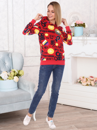 Сабрина (красная) толстовка Сабрина (красная) толстовка