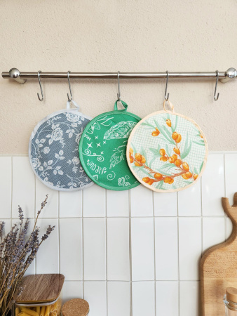 Прихватка рогожка