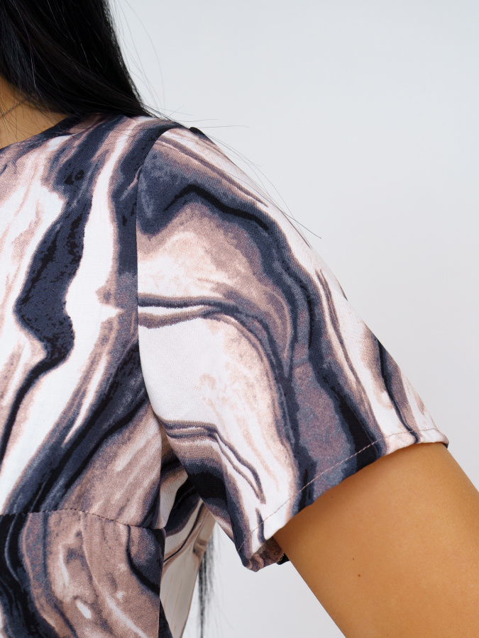 Ассоль(волна серый) платье