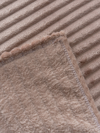 Вертикаль(терракот) плед велсофт