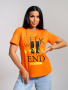 Миранда(оранжевый) футболка женская