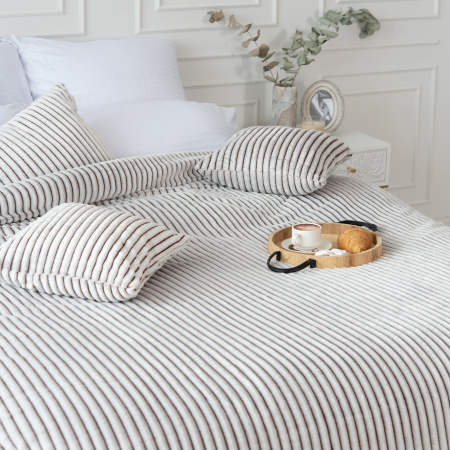 Вертикаль(пастель) плед велсофт