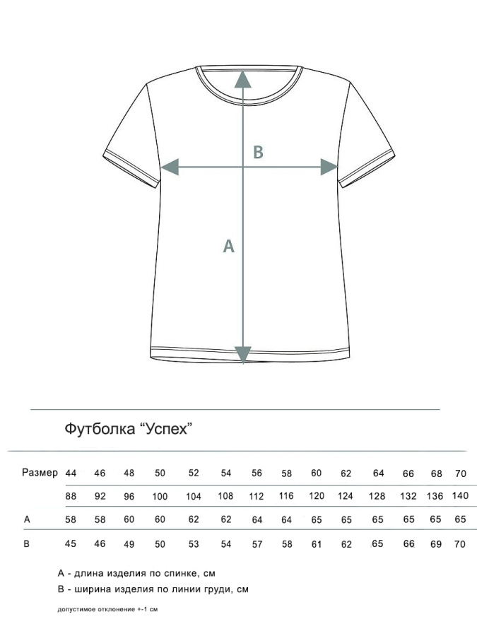 Успех(индиго) футболка