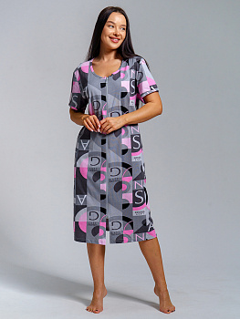 Грация(серый) халат р.64 Грация(серый) халат р.64