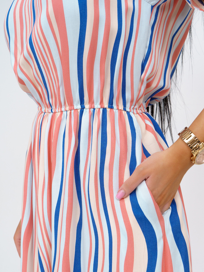 Ассоль(волна коралл) платье