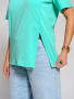 Асимметрия(аквамарин) футболка