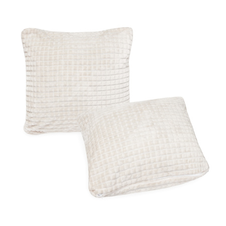 Мозаика(пломбир) наволочка декоративная велсофт