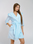 Зефирка(голубой) халат