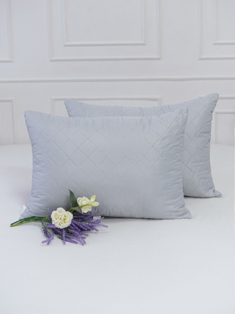 Комплект подушек микрофибра у/степ (сер.) 2шт